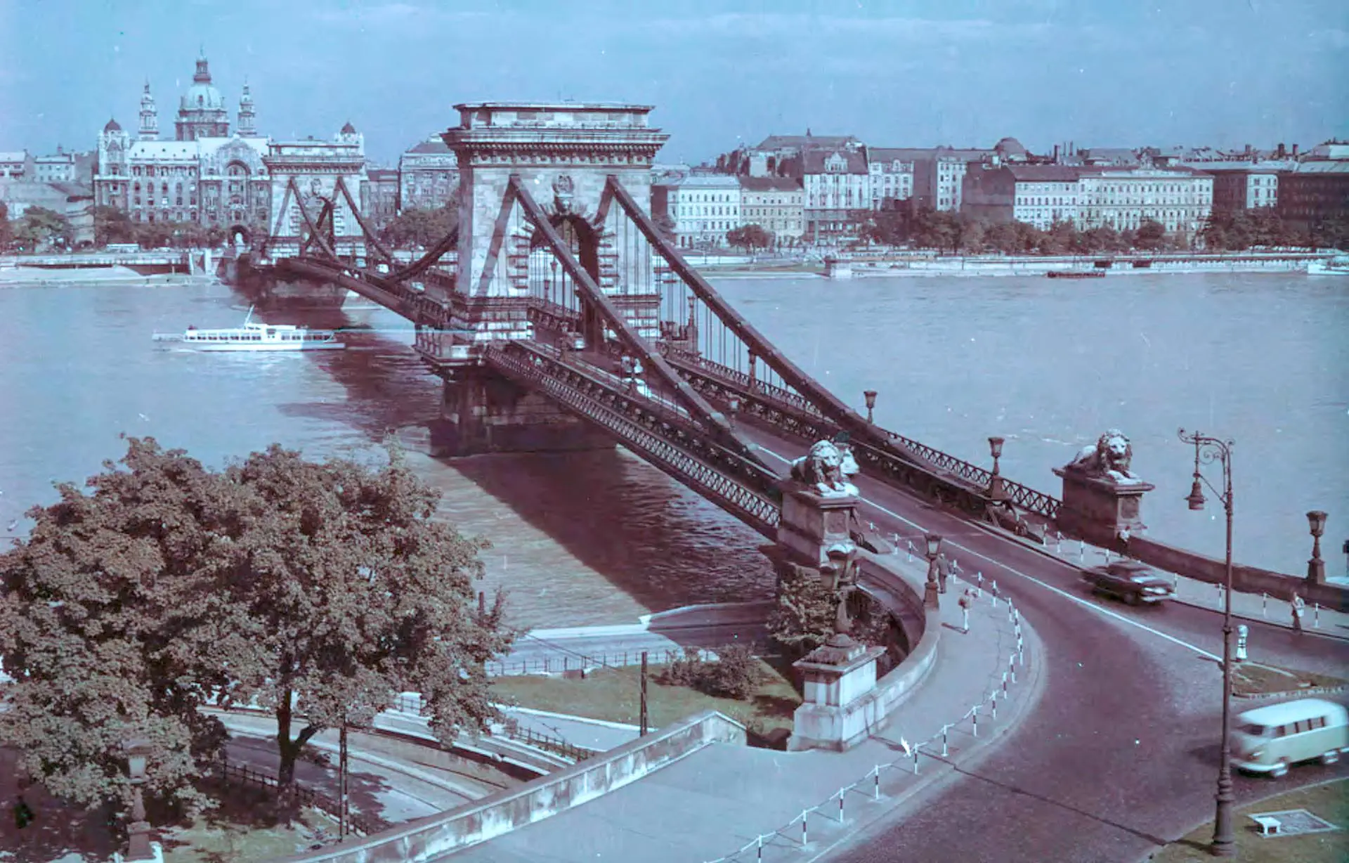 Budapest - Kettenbrücke, Budapest, VR Ungarn